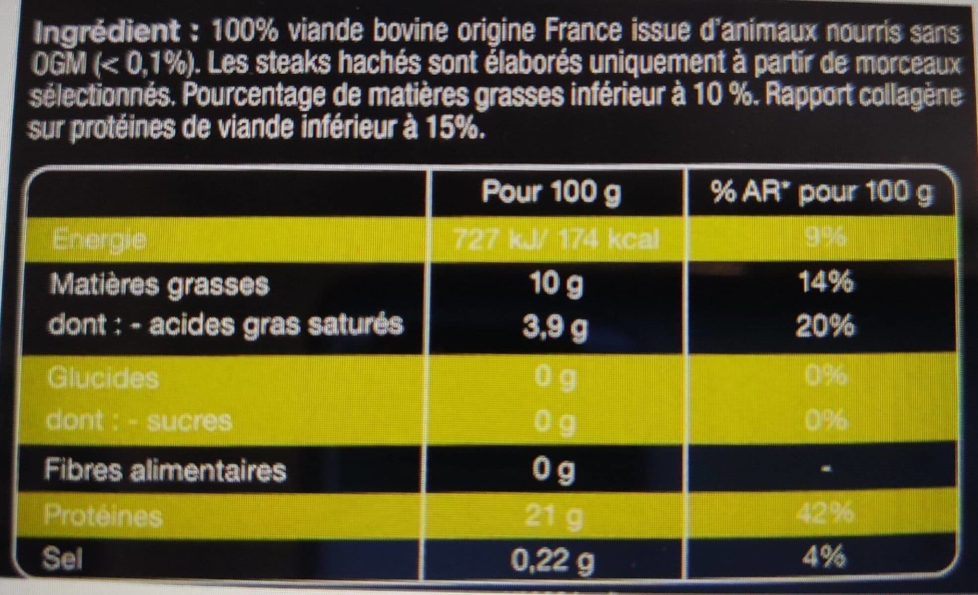 ELEVAGE brier Steaks hachés Charolais Façon Bouchère packshot