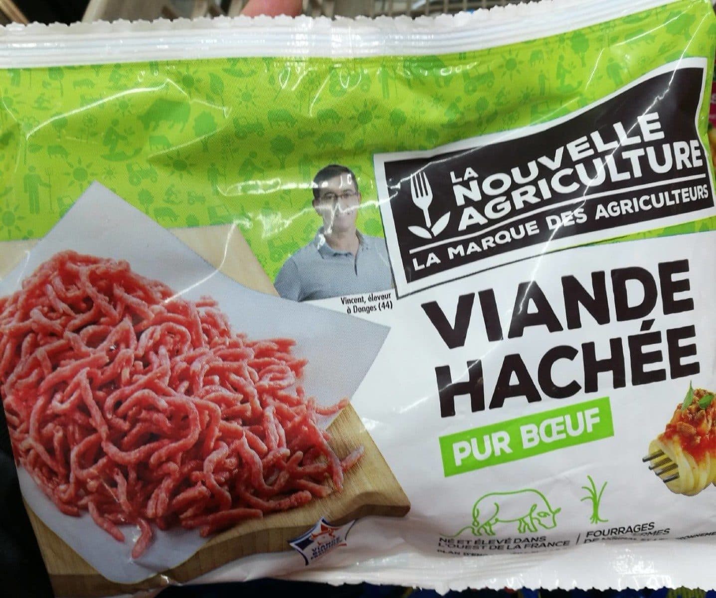 La Nouvelle Agriculture Viande hachée pur bœuf packshot