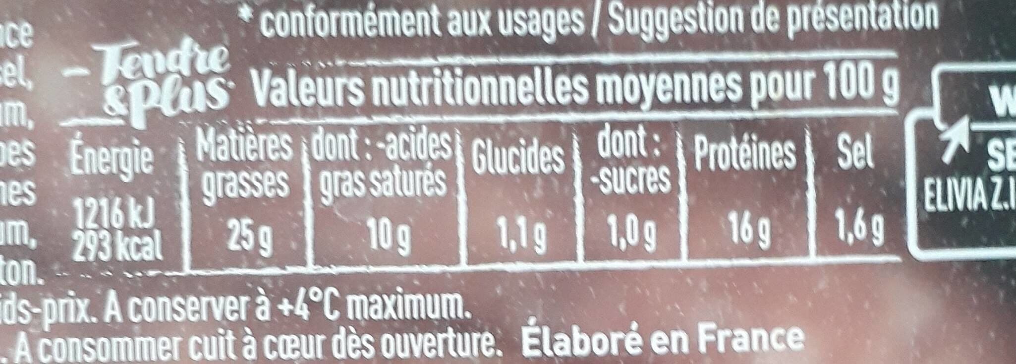 Open Food Facts Chipolatas packshot