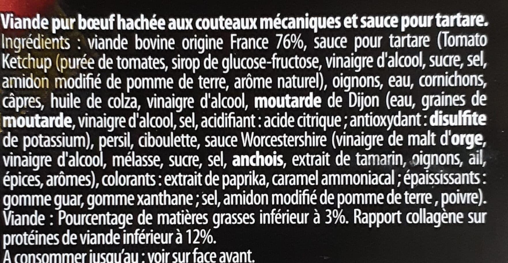 Tendre & Plus Tartare de boeuf packshot