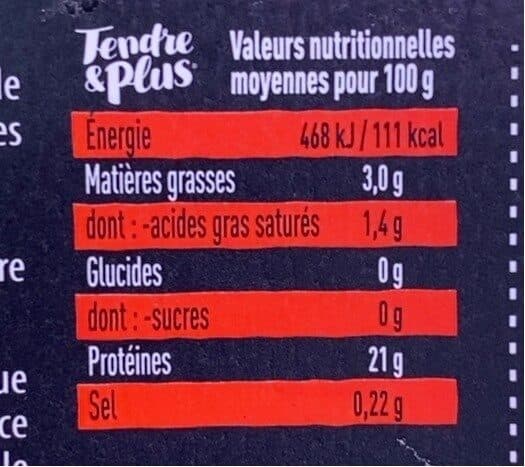 Tendre & Plus Le 3% Le plaisir léger packshot