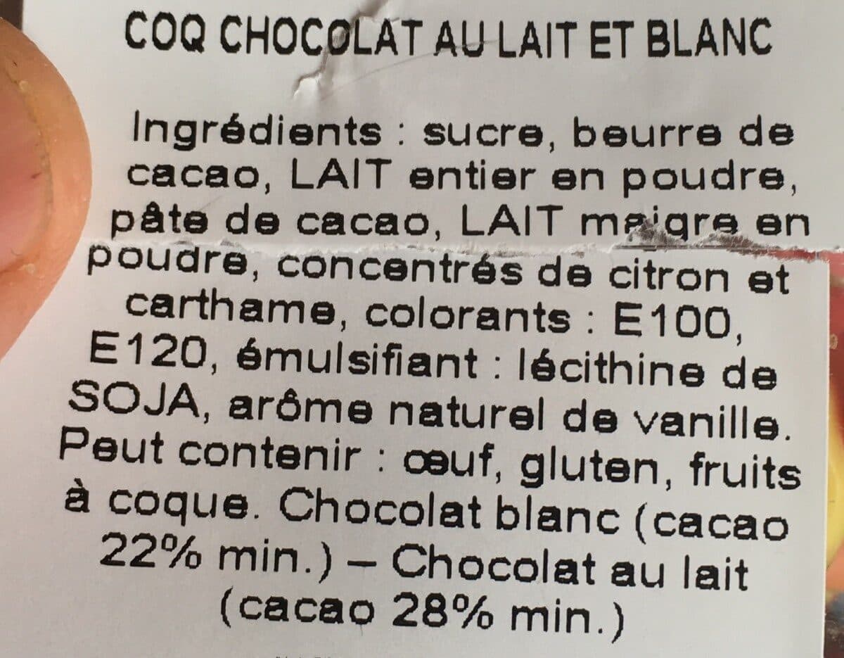 Open Food Facts Coq chocolat packshot