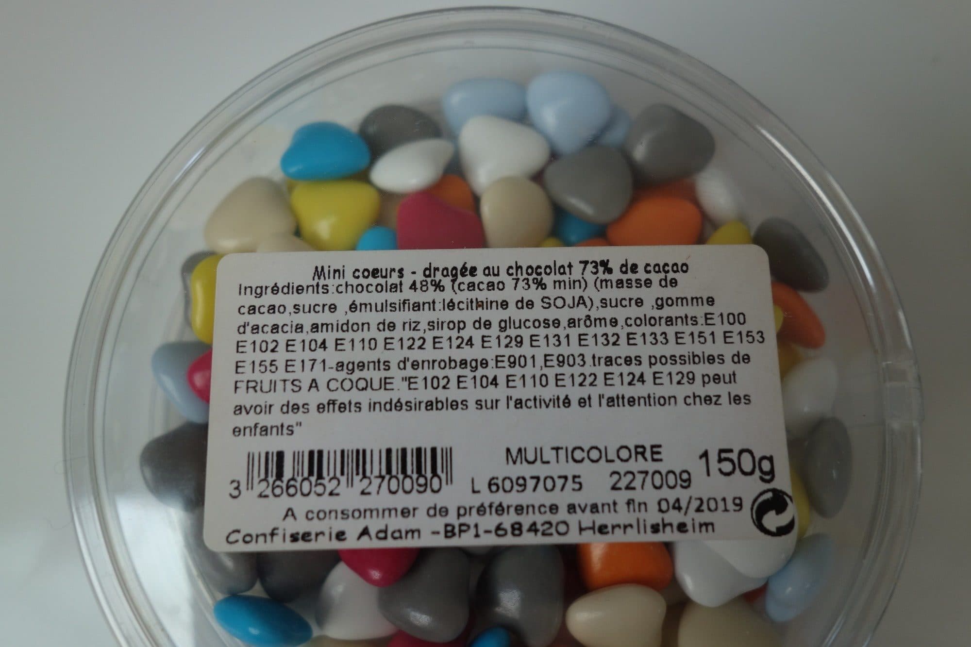 Confiserie Adam Mini coeurs packshot