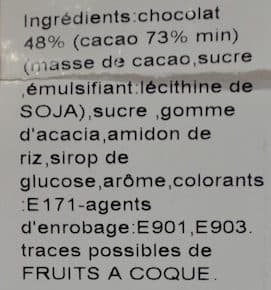 Val Gourmand Mini Cœur Blanc packshot
