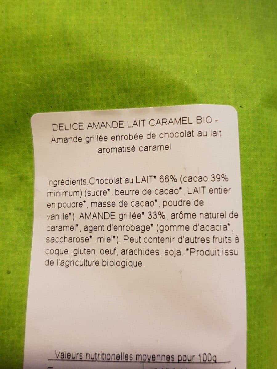 Open Food Facts Coeur amande packshot