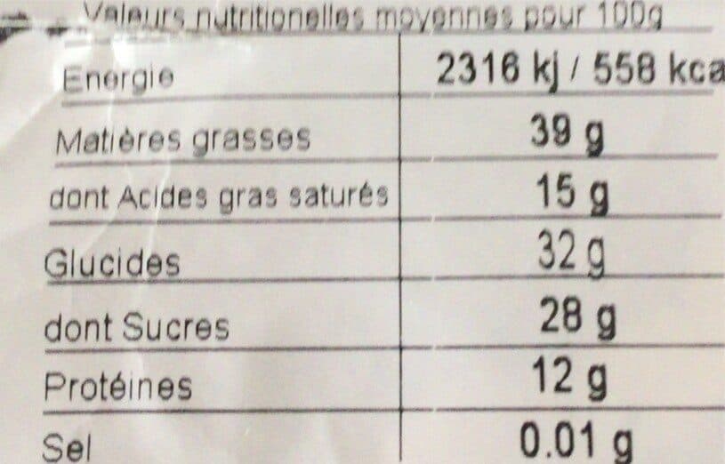 Les Confiseries de l'Oncle Hansi Amandes chocolat pain d'epices packshot