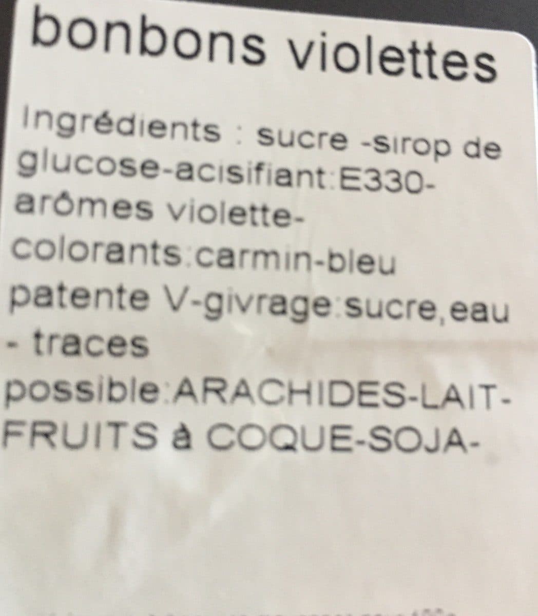 Confiserie Adam Bonbons violette packshot