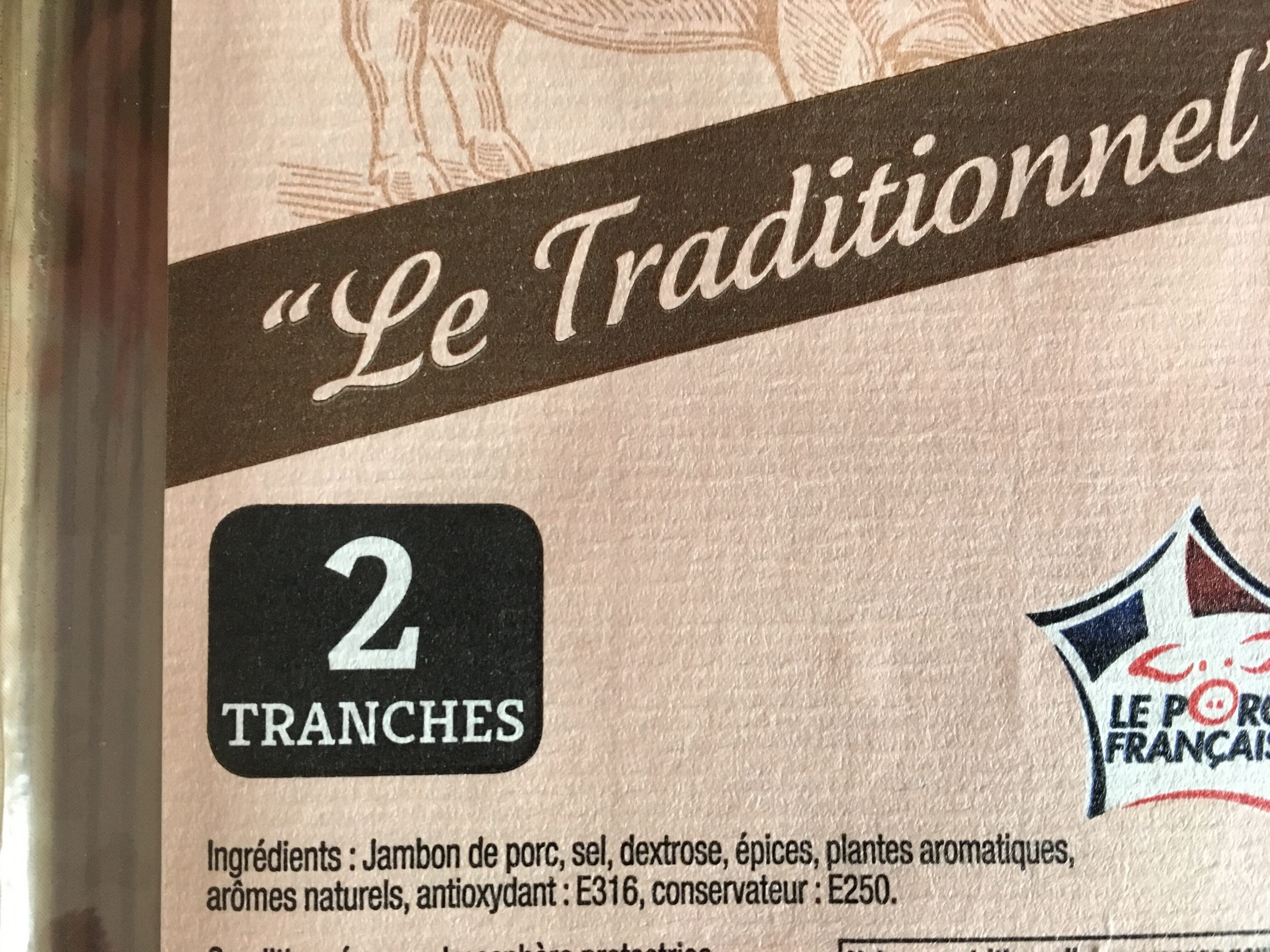 Le Traditionnel Jambon cuit packshot