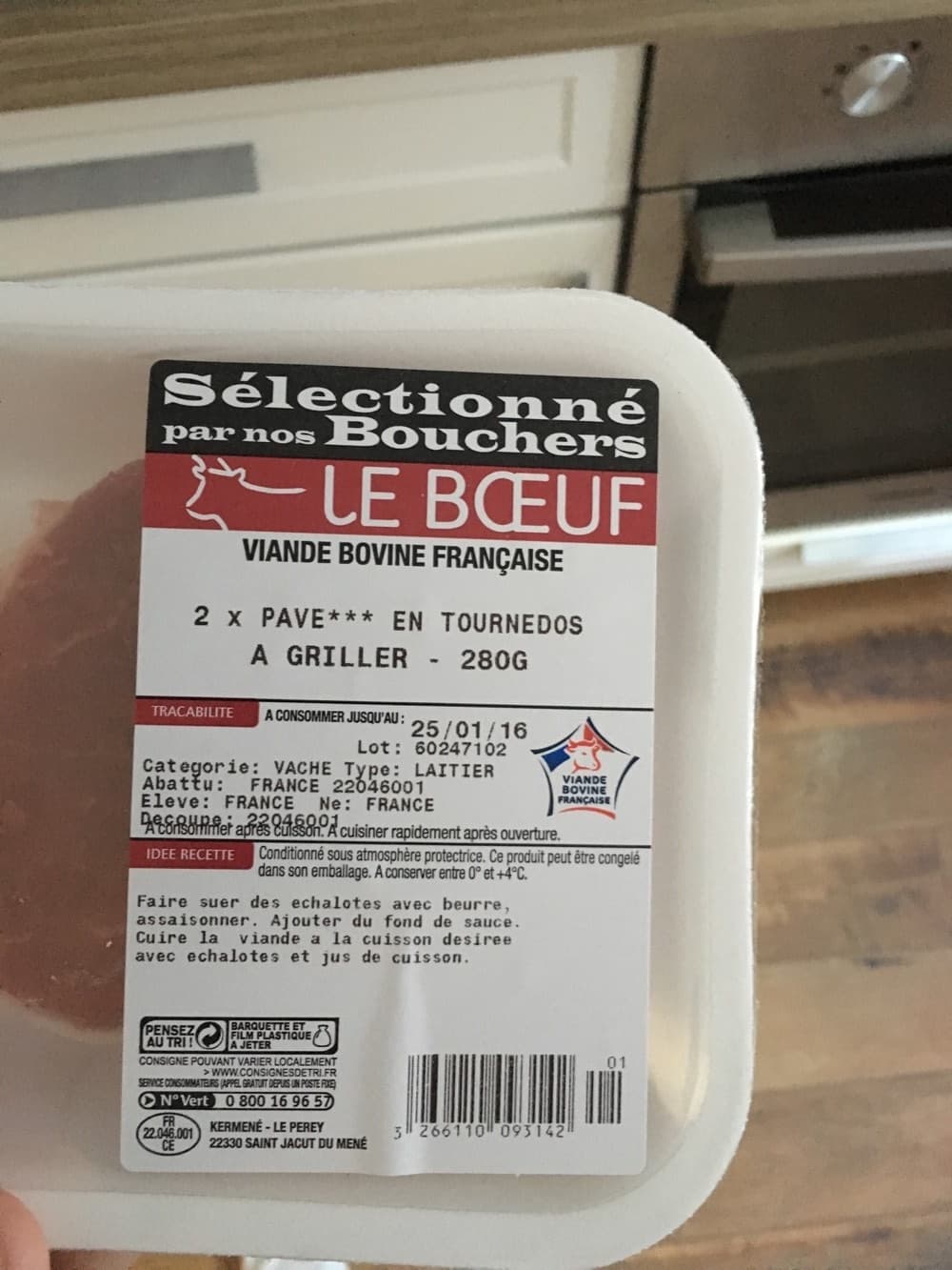 Sélectionné par nos bouchers Pavé*** en tournedos à griller packshot