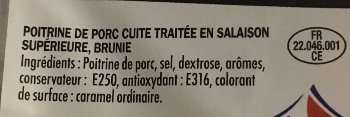 Open Food Facts Poitrine fumee packshot