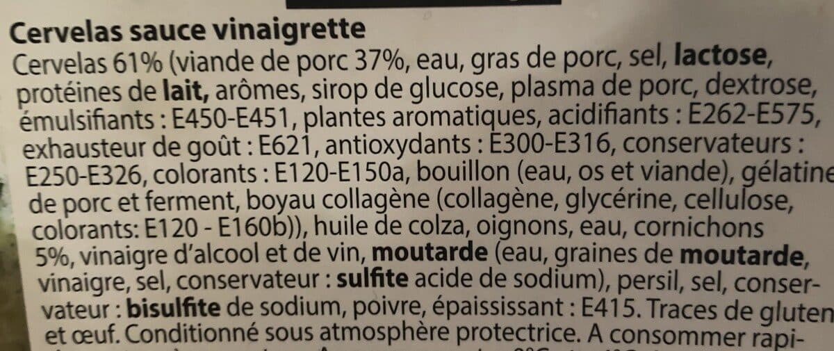 Nos Recettes Privilège Cervelas packshot