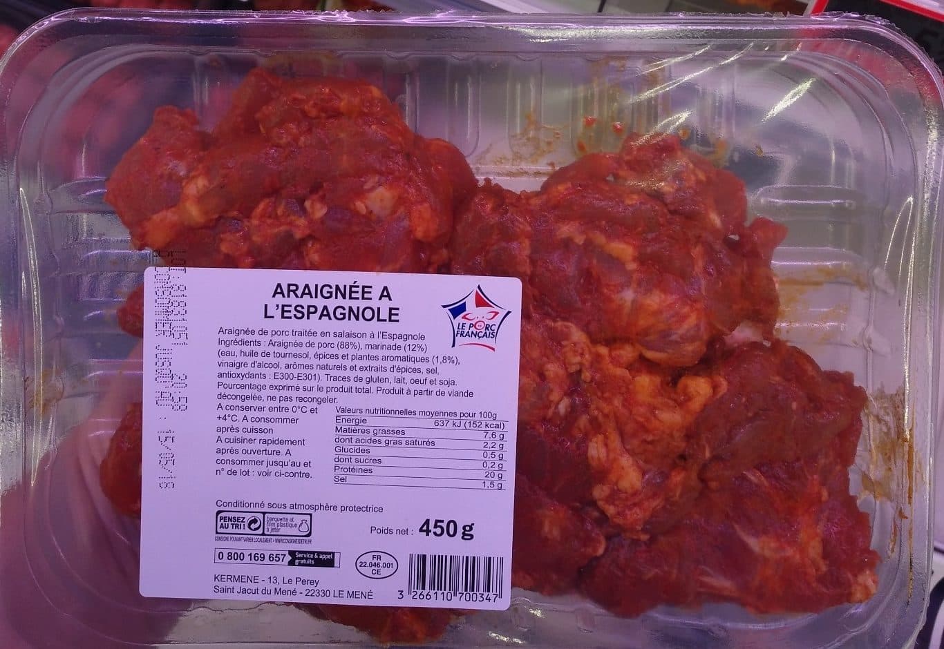 Kermené Araignée à l'espagnole packshot
