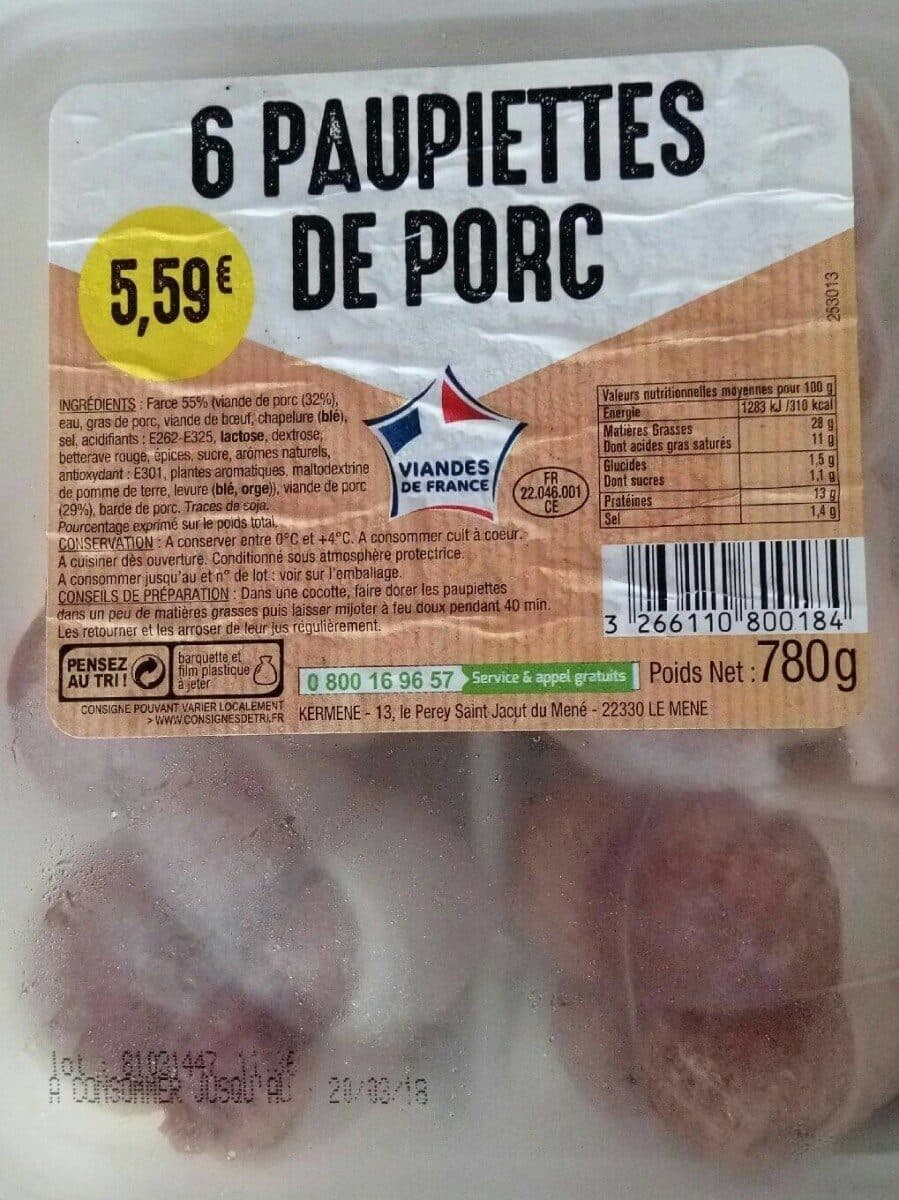 Leclerc Paupiettes de porcs packshot