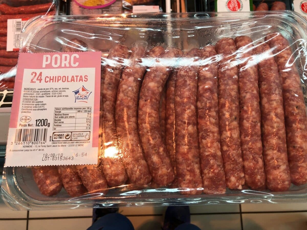 Open Food Facts Chipolatas packshot
