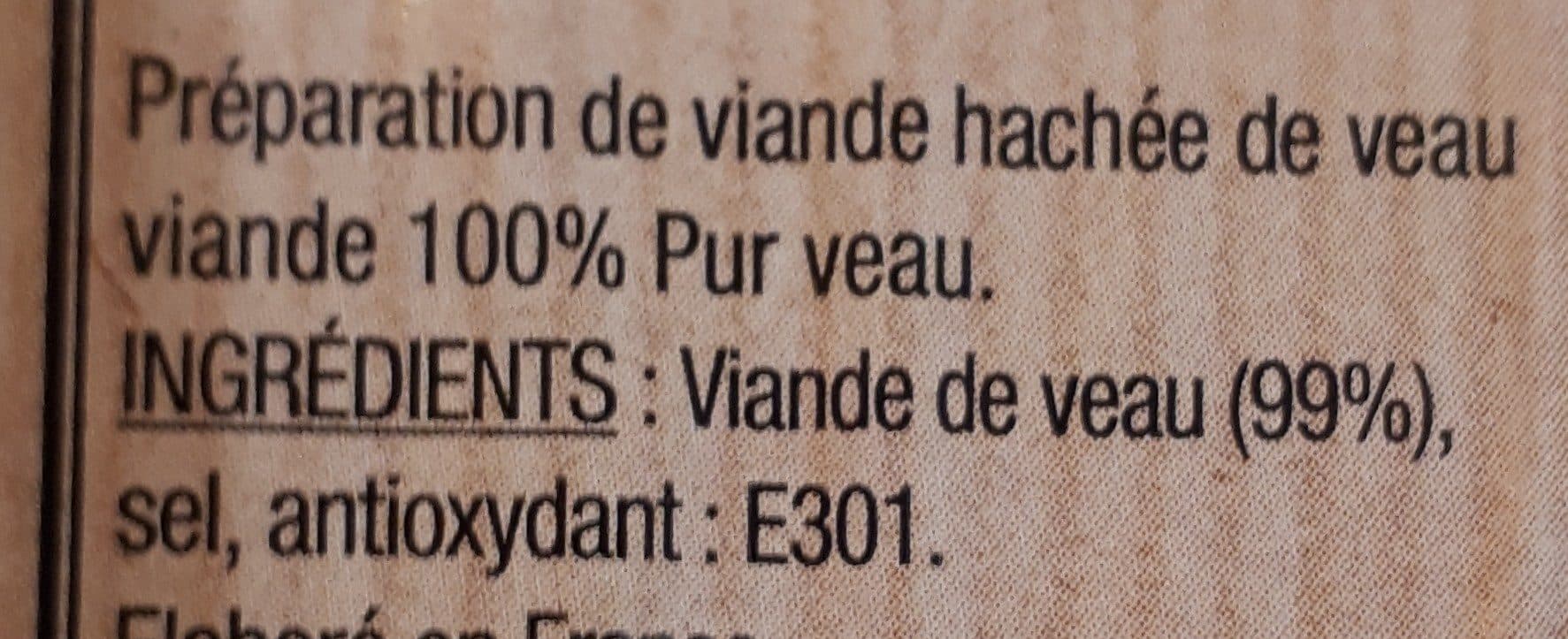 Kermené Haché de veau packshot