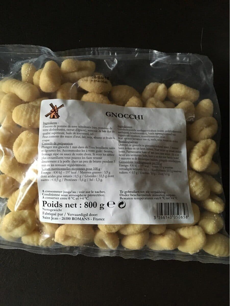 Open Food Facts Gnocchi packshot