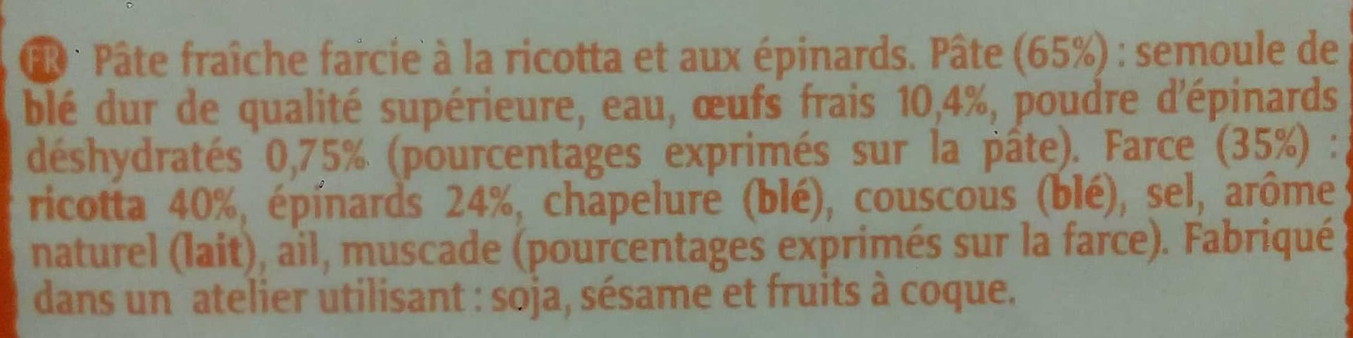 saint Jean Cappelletti ricotta-épinard packshot