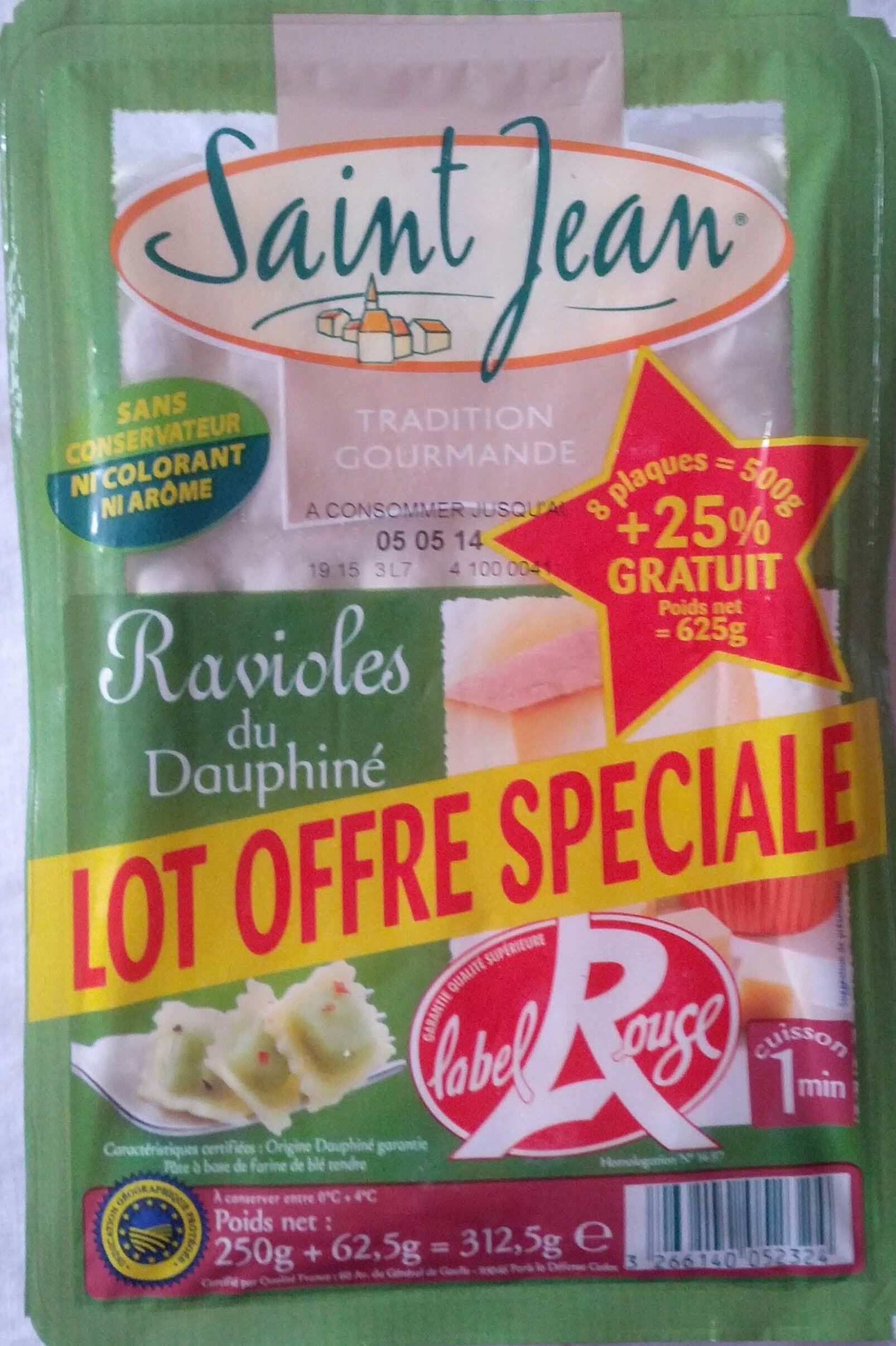Saint Jean Ravioles du dauphiné packshot