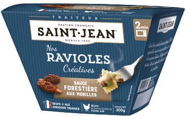 Saint jean Box de Ravioles sauce forestière aux morilles packshot