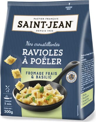 Saint Jean Ravioles à poêler Basilic packshot