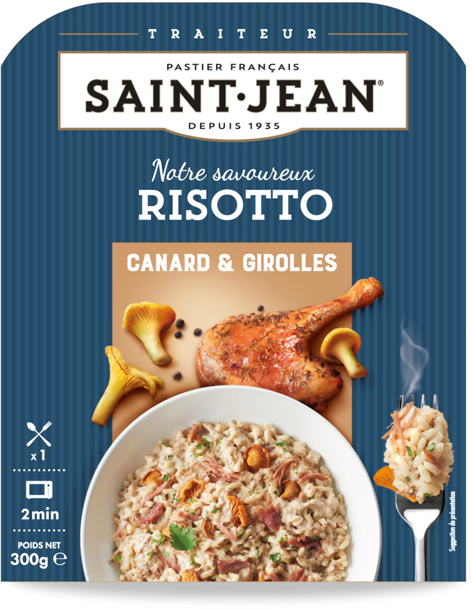 Saint jean Risotto canard & girolles packshot