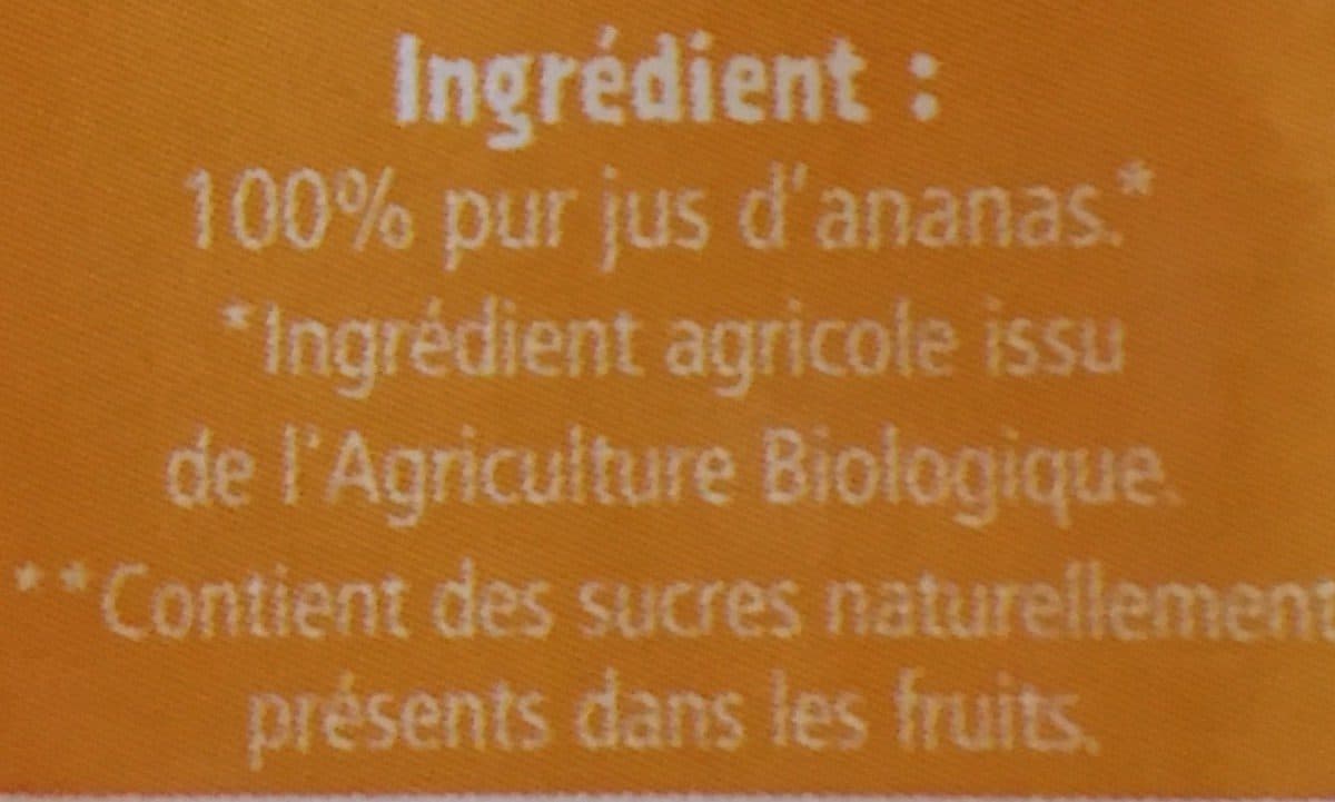 La Vie Claire 100% pur jus ananas packshot