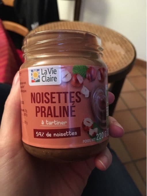 La Vie Claire Noisettes Parliné À Tartiner packshot