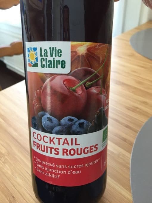 La Vie Claire Cocktail Fruits Rouges packshot