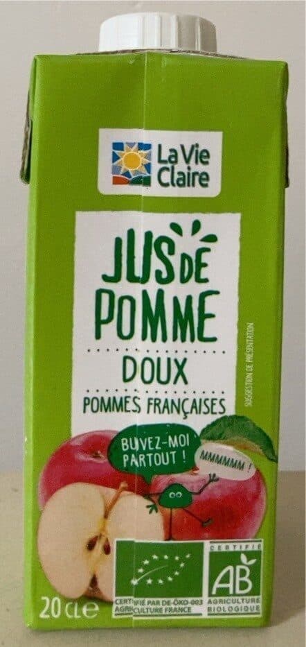 La Vie Claire Jus De Pomme packshot
