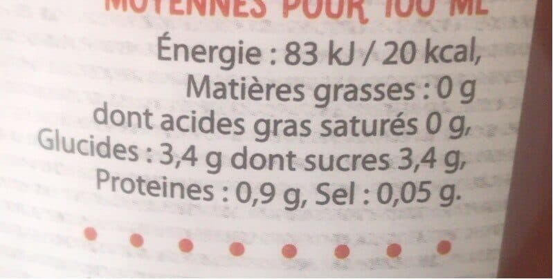 La Vie Claire Tomate, 100% pur jus packshot