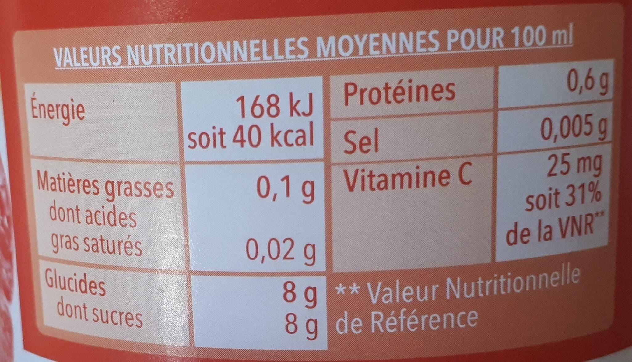 La Vie Claire 100% pur jus pamplemousse rose packshot