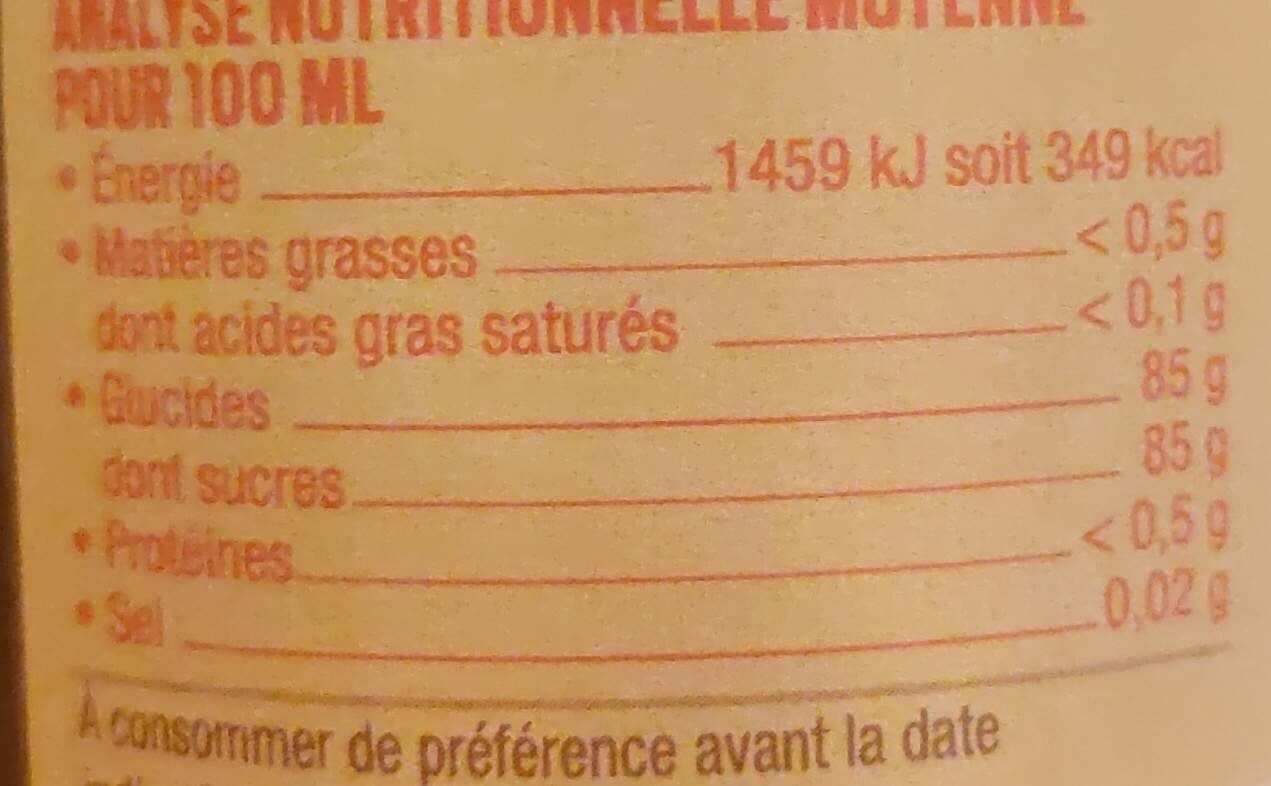 La Vie Claire Sirop de grenadine packshot