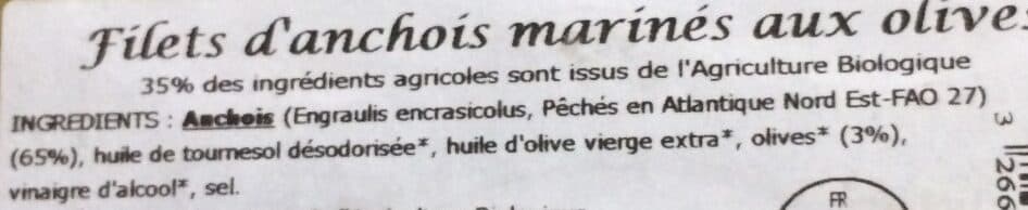 La Vie Claire Filets anchois sauvages packshot