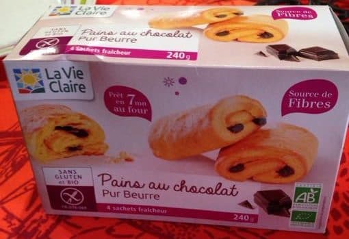 La Vie Claire Pains au Chocolat Pur Beurre packshot