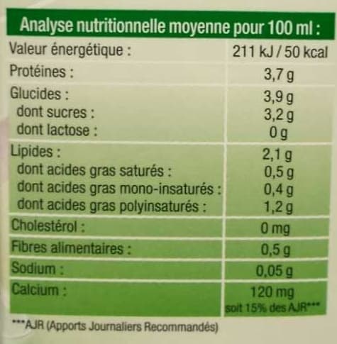 La vie claire Boisson au soja packshot