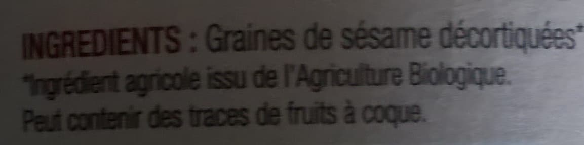 La Vie Claire Purée de Sésame packshot