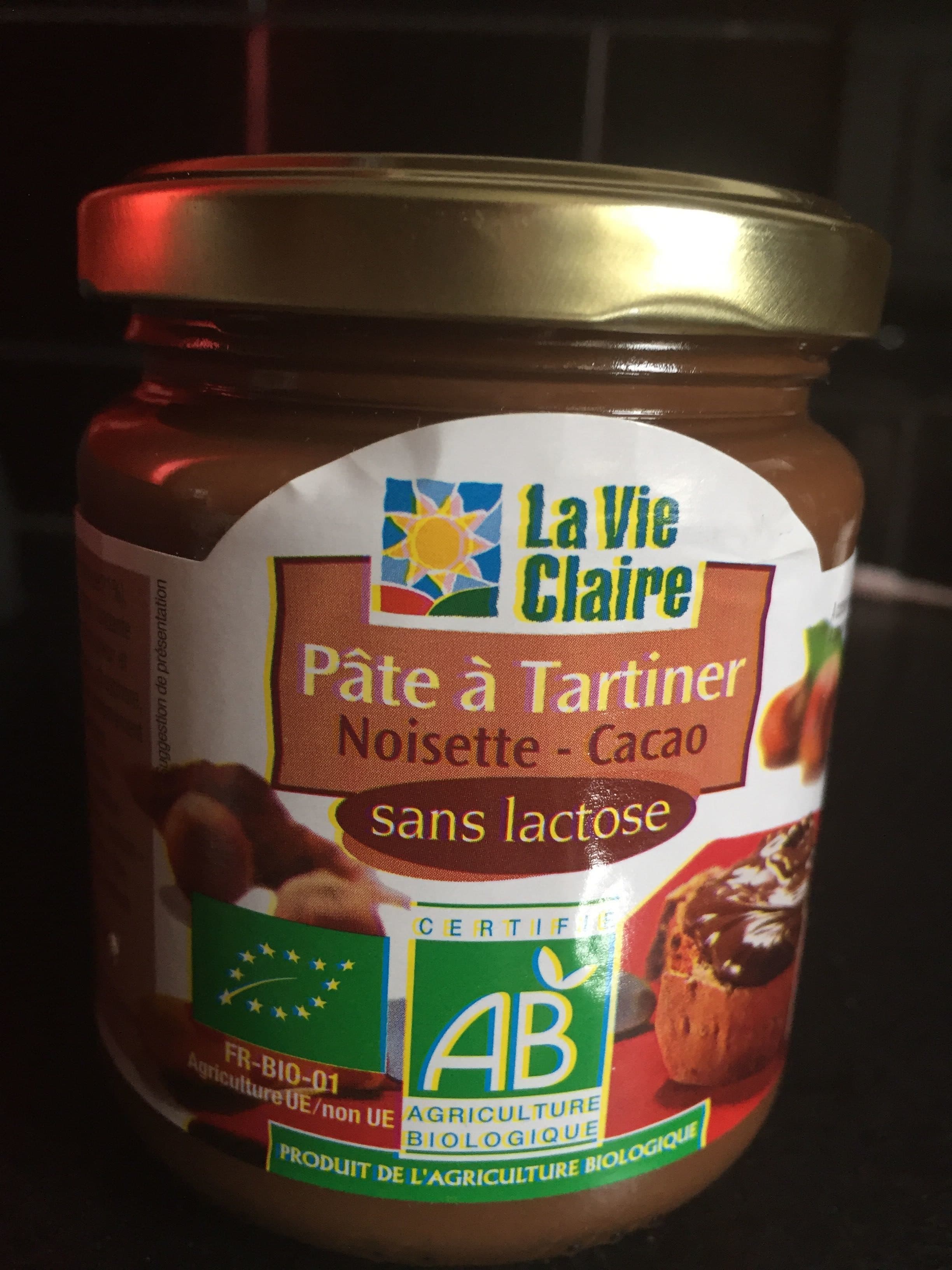 La Vie Claire Pâte à tartiner Noisette Cacao packshot