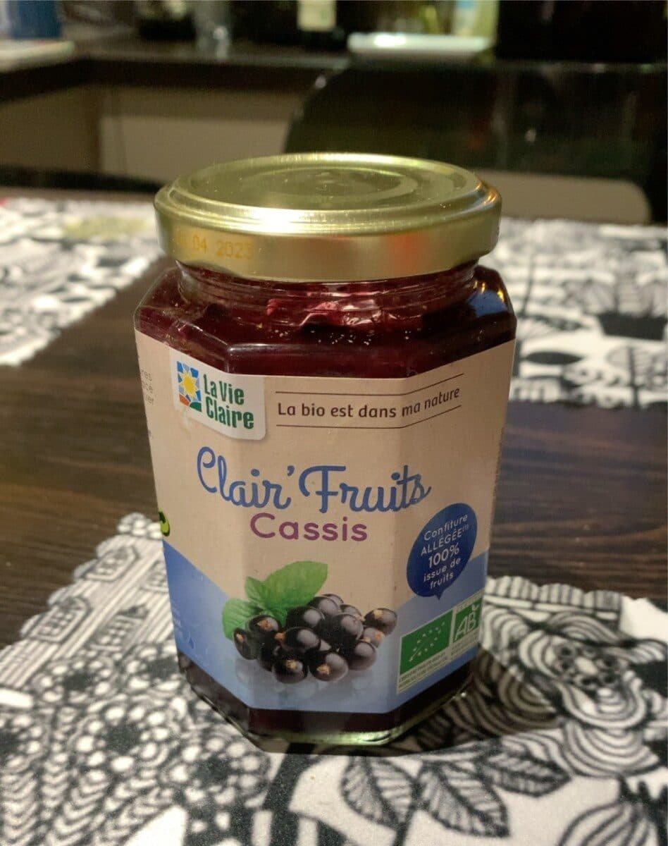 Clair'Fruits Clair'fruits cassis packshot