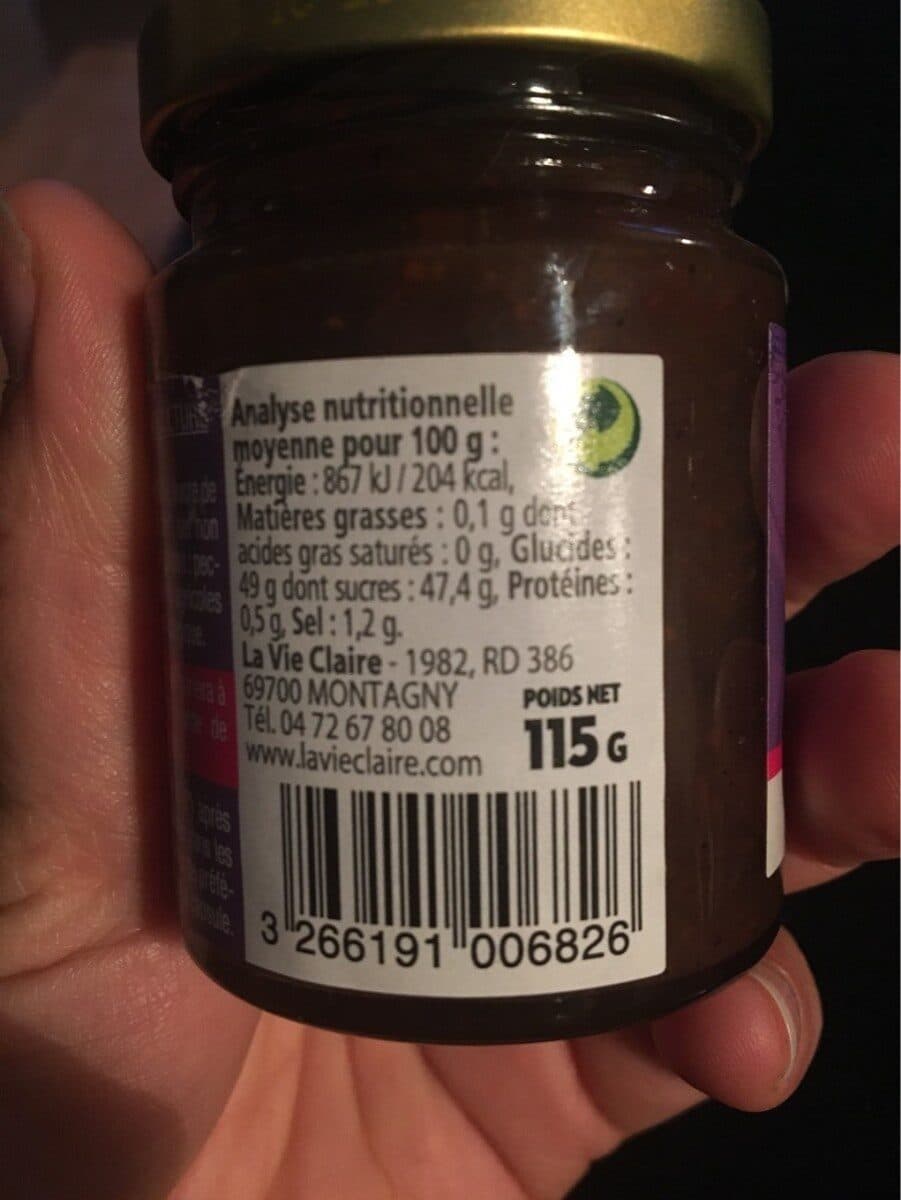 la vie claire Chutney de figues packshot