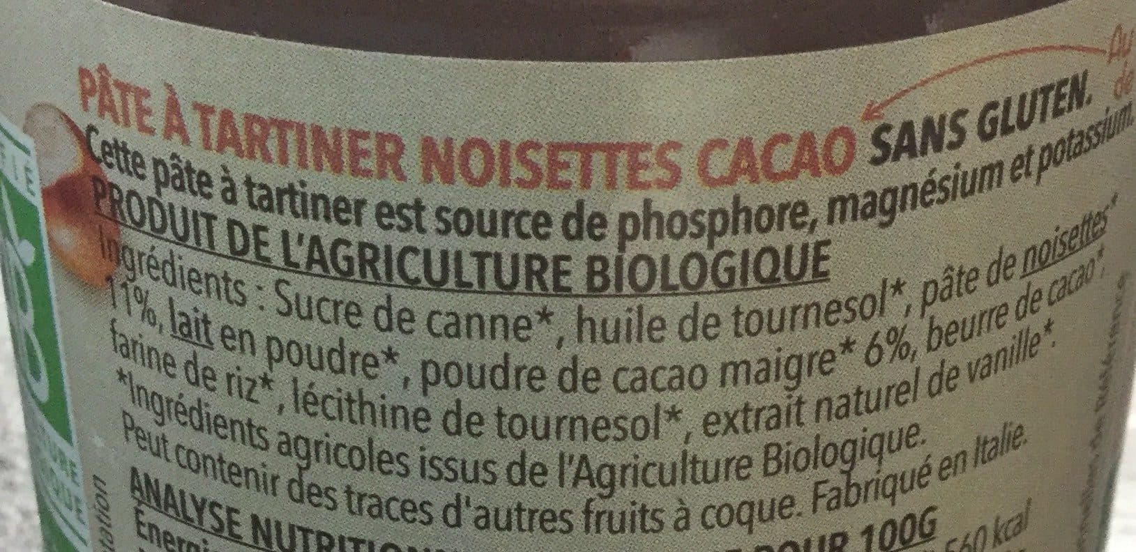 La Vie Claire Pâte à tartiner Noisette Cacao packshot