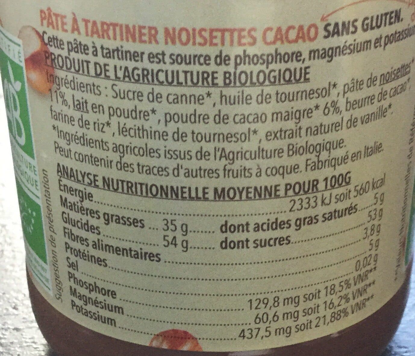 La Vie Claire Pâte à tartiner Noisette Cacao packshot