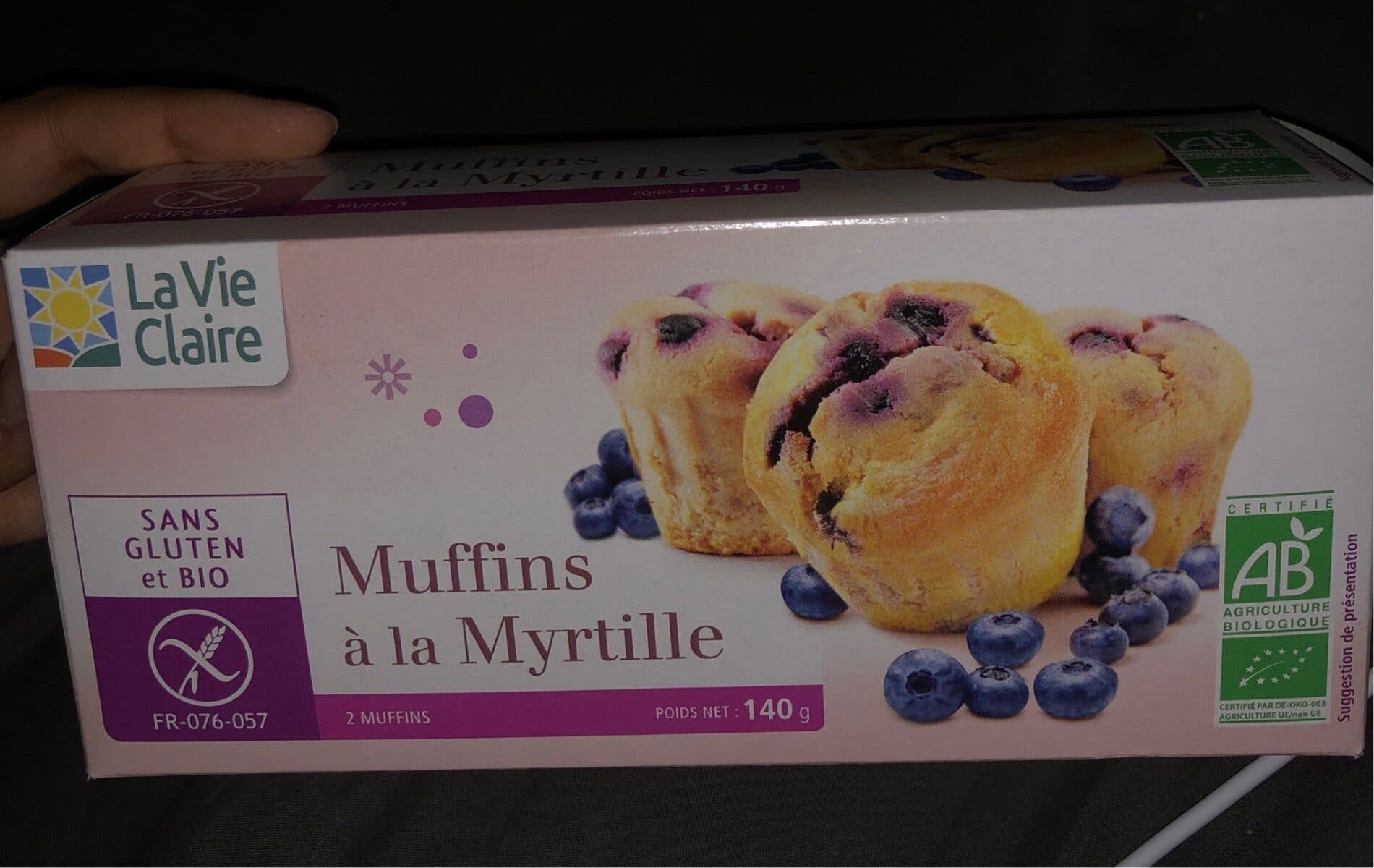 La Vie Claire Muffins A La Myrtille packshot