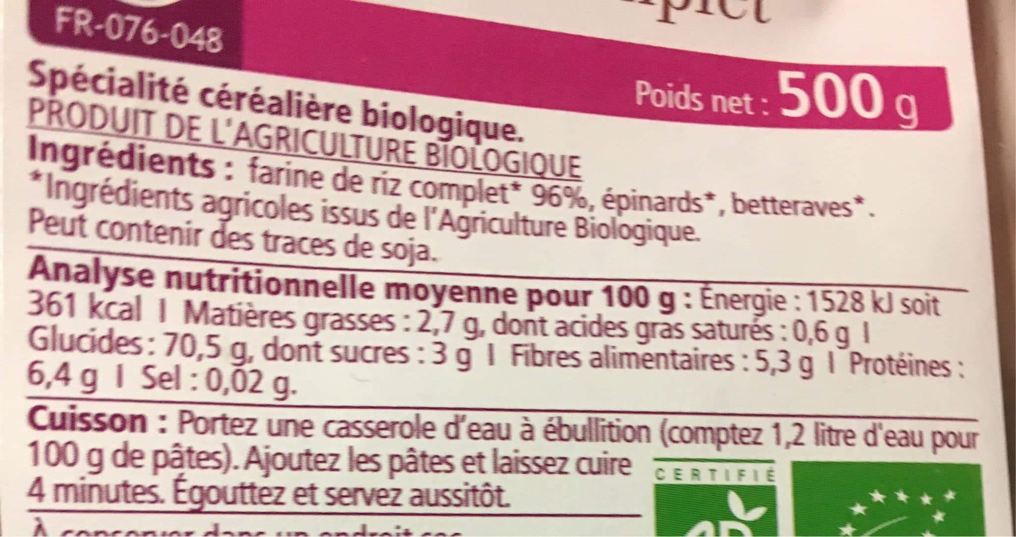 Vie Claire Torsade riz complet packshot
