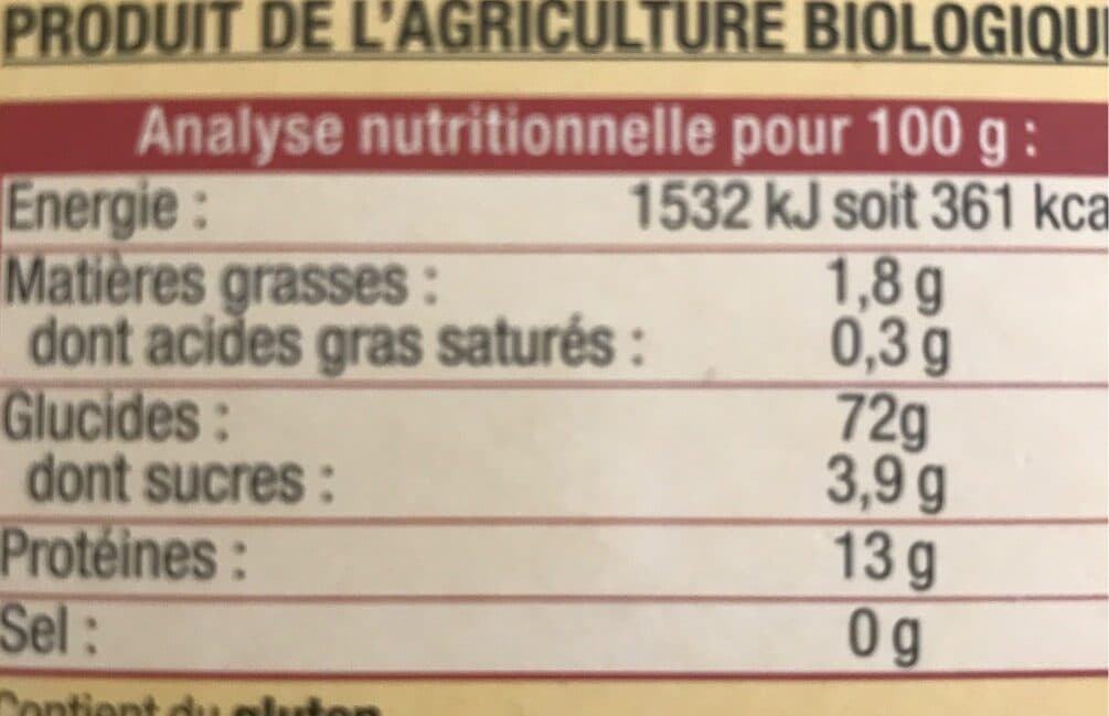 La Vie Claire Couscous gros à la semoule de blé dur packshot