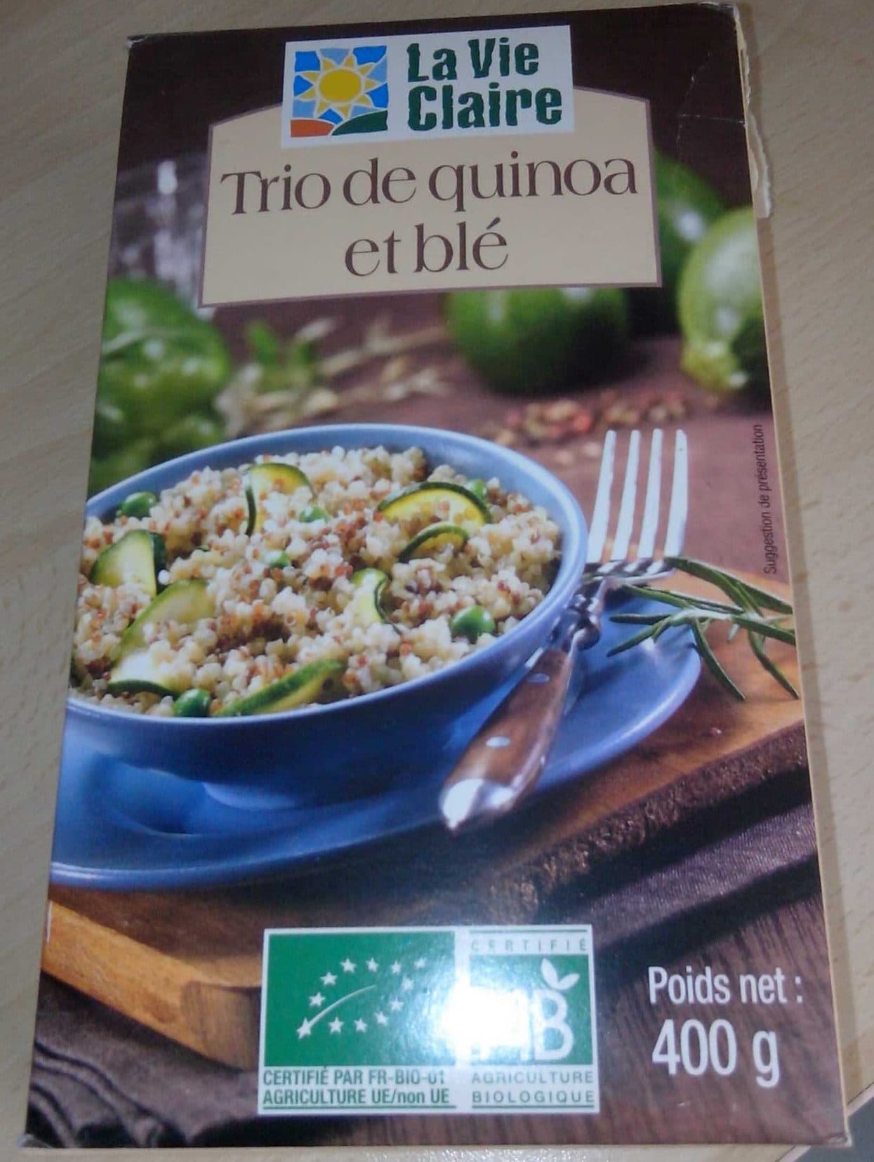 La Vie Claire Trio de Quinoa et Blé packshot