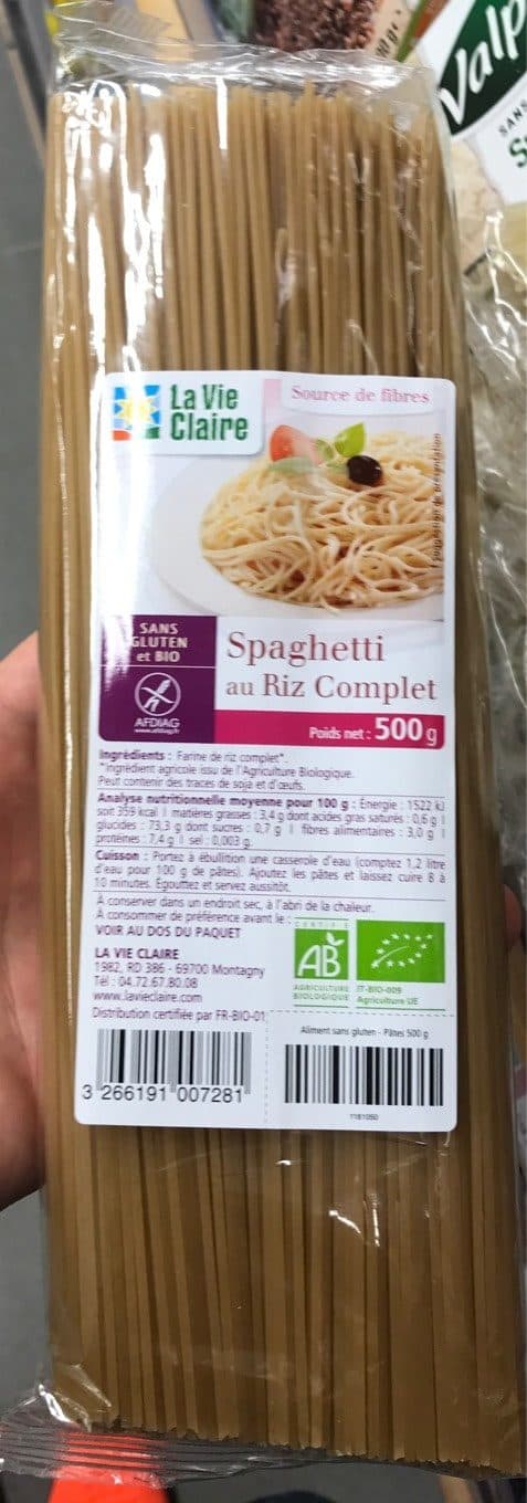 La Vie Claire Spaghetti packshot