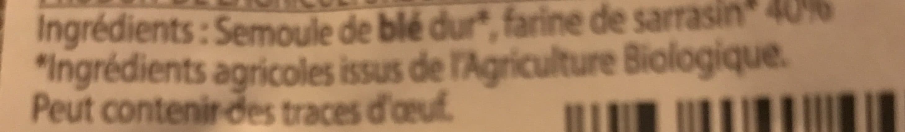 La Vie Claire Crozets au sarrasin packshot