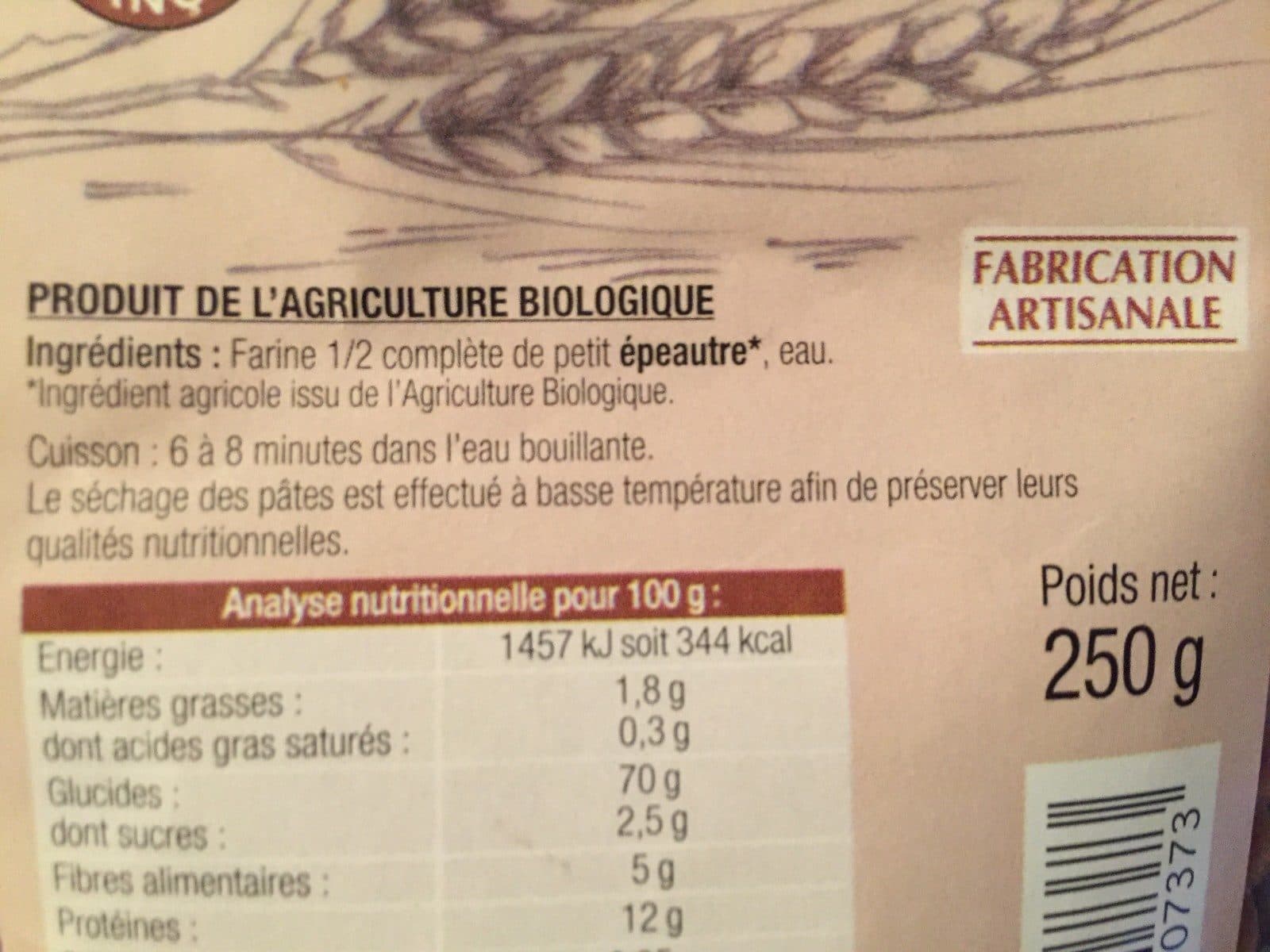La Vie Claire Spirales Au Petit Épautre packshot