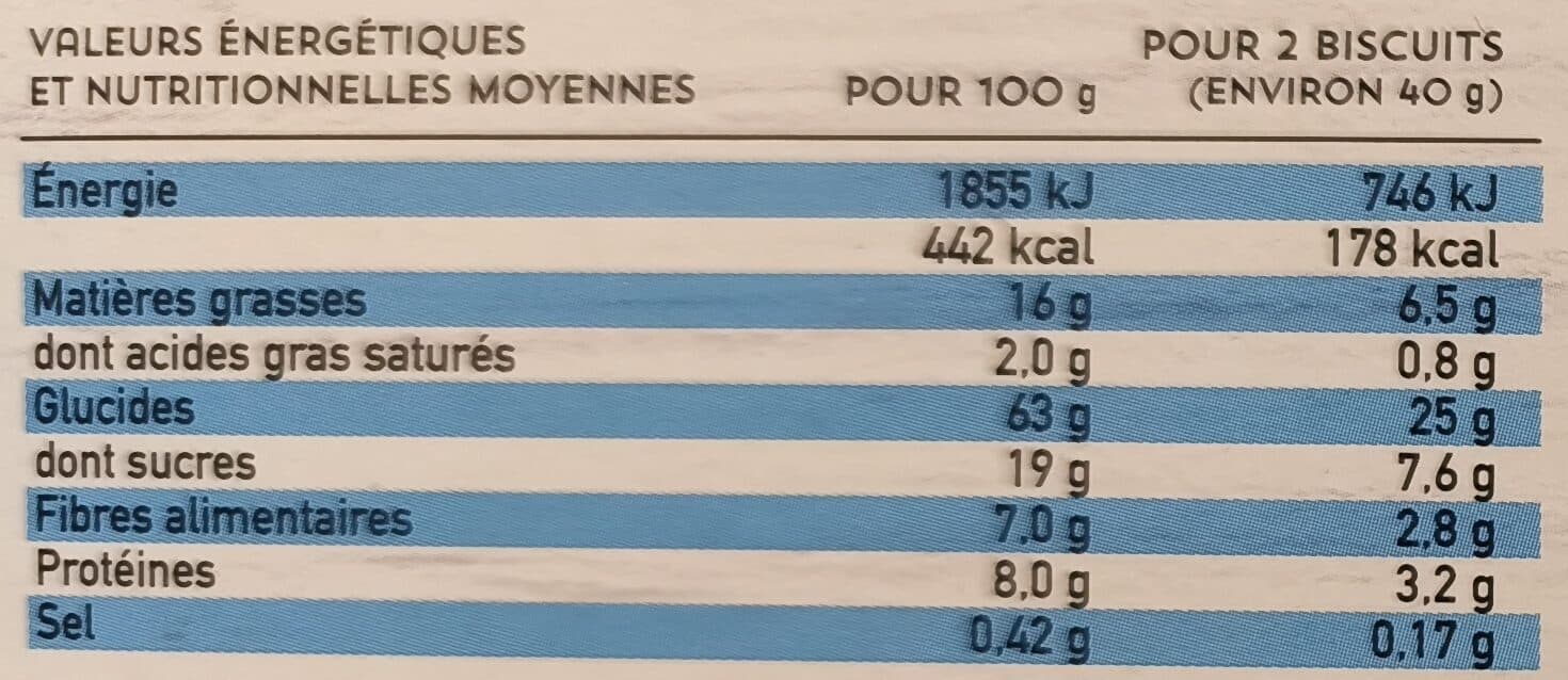 La vie Claire Le croquant chocolat et céréales complètes packshot