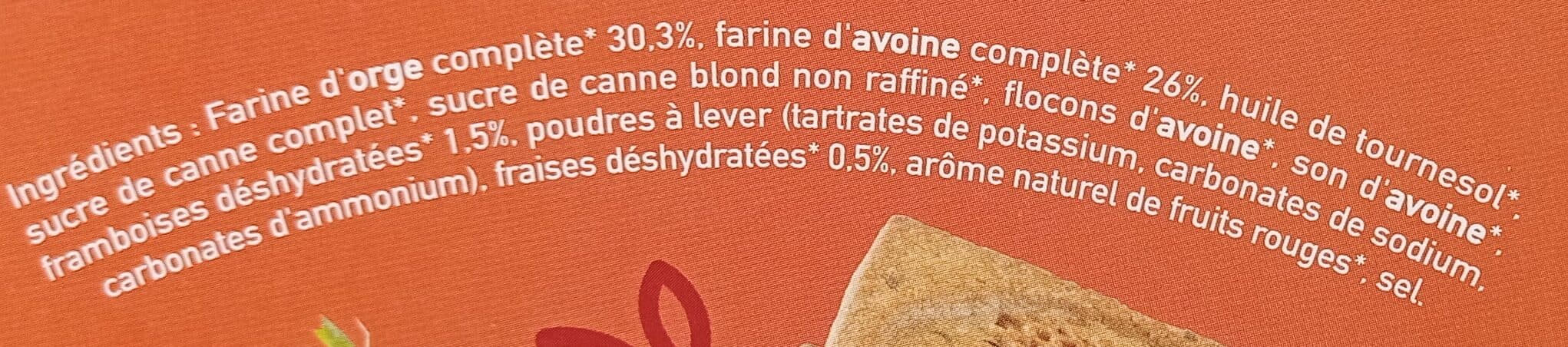 La Vie Claire Biscuits aux fruits rouges packshot